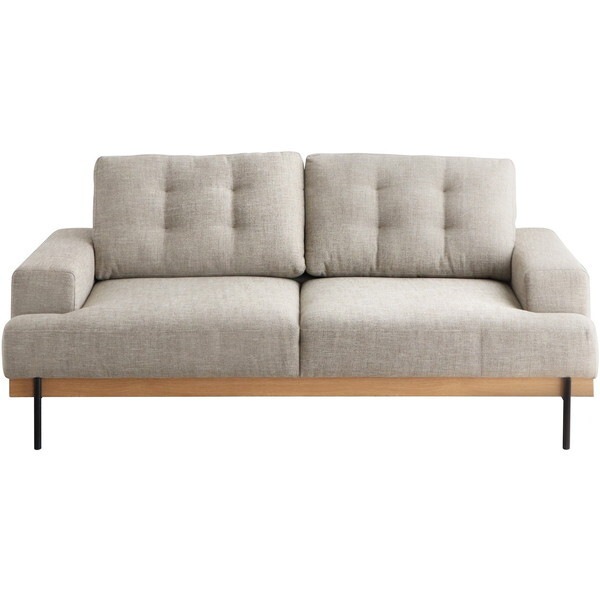 東馬 54683780 ハウタソファ 2.5P BE ベージュ メーカー直送