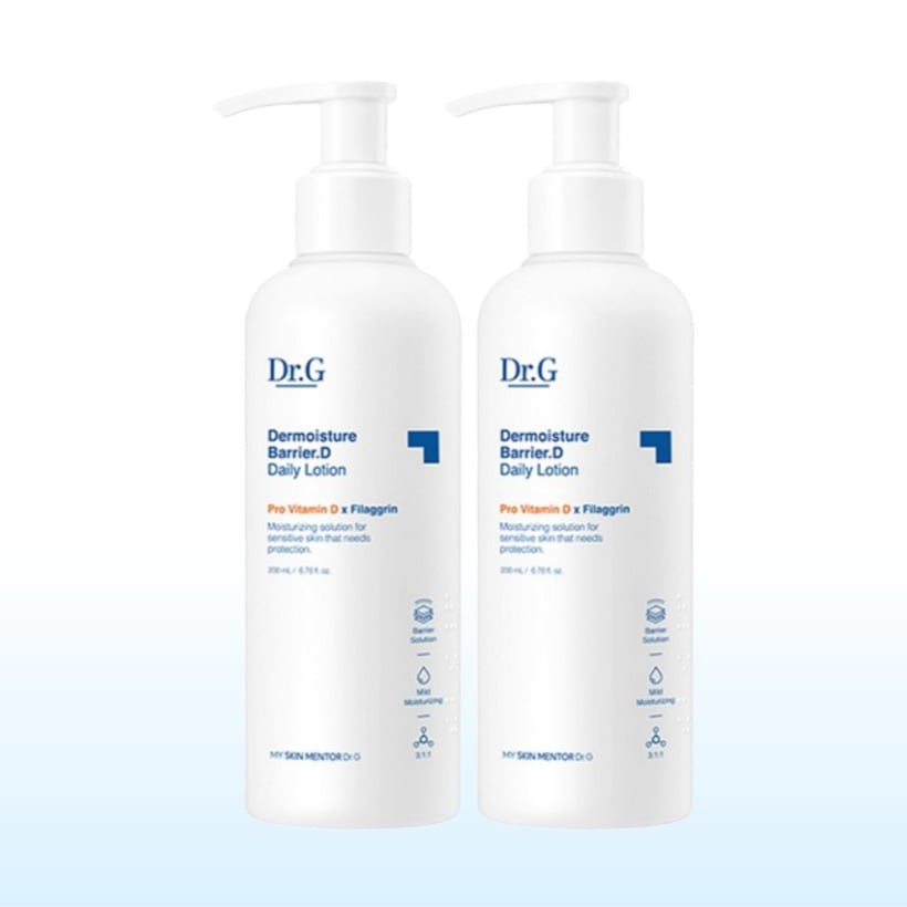 [1+1 デイリー 家族保湿ローション 韓国人気] ザモイスチャーバリアDデイリーローション 200ml x2個 四季用マイルド敏感肌 デイリー保湿剤 韓国コスメ フェイスローション ボディローション
