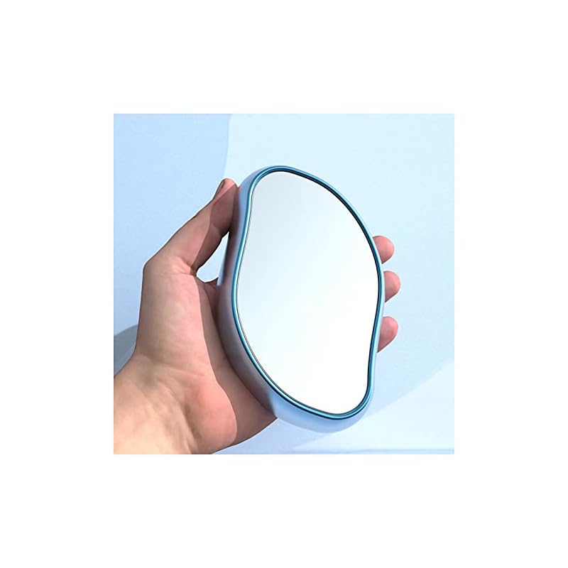 脱毛機器 水晶脱毛器, 痛みのない角質除去持ち運び可能再利用可能洗浄可能迅速かつ簡単使いやすい結晶 脱毛器レディース, 女性と男性の腕の脚を後ろに 水晶脱毛器 （1Pcs）,Blue