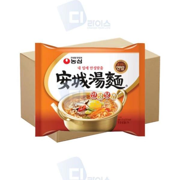 RG208O9U 農心 安城湯麺 125g 40袋入り ラーメン 深いスープの味