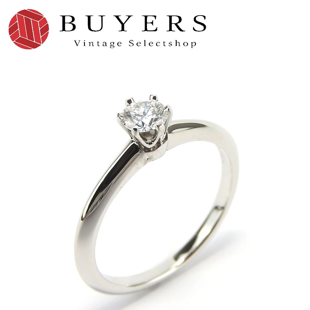 中古 リング・指輪 Pt950 ダイヤモンド 約3.2g プラチナ プラチナ エンゲージメント 0.23ct レディース 女性