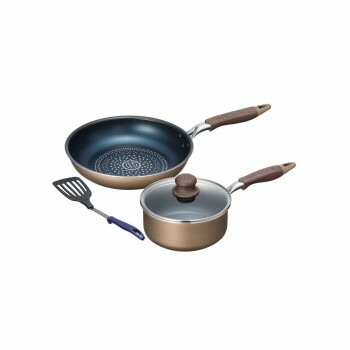 ブラナーノII IH対応片手鍋18cm＆フライパン26cm（ツール付） MB-2397 1034369