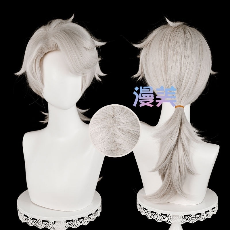 アイデンティティ VThe Fifth Identity Composer Frederick s ウィッグ 部分ヘアリング クラフトヘッド スペシャルカラーコスプレ期間限定30%