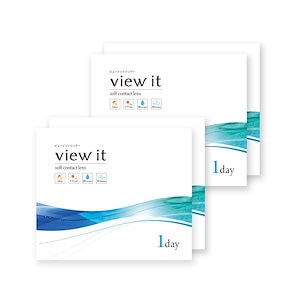 コンタクトレンズ 1day 30枚入(4箱) UVカット+潤い成分