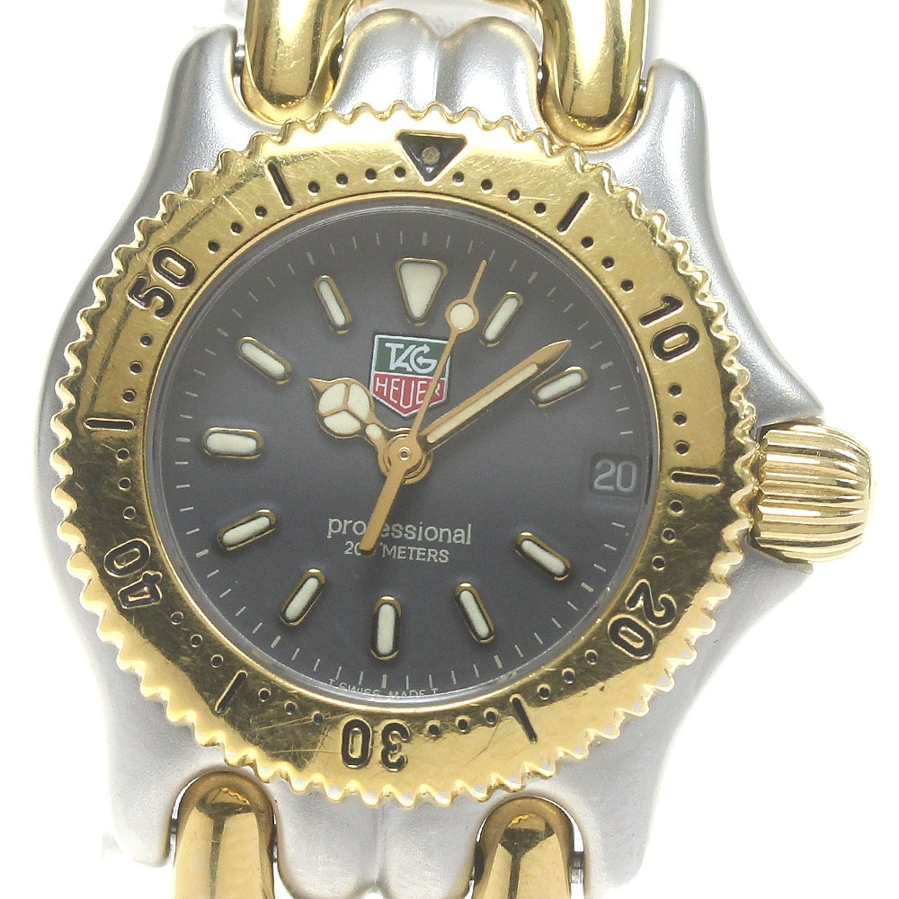 タグホイヤー TAG HEUER S95.208M セル デイト クォーツ レディース _846319【中古】