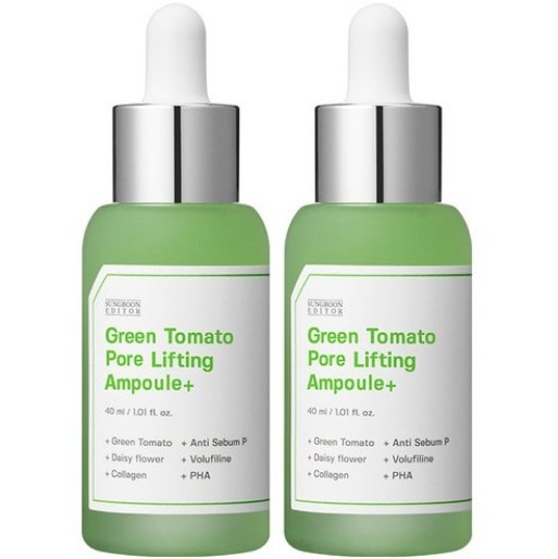 成分エディター グリーントマト フォア リフティング アンプル プラス 40ml 1+1 (鎮静/弾力/保湿/栄養供給/活力/光彩/しわ防止)