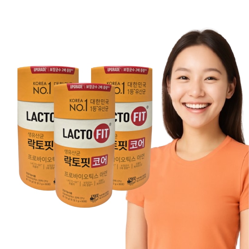 [1+1+1]ラクトフィットコア60包 3箱/ プロバイオティクス 亜鉛 家族 乳酸菌 有益菌 腸活動 便秘 乳酸菌 サプリメント 20億CFU