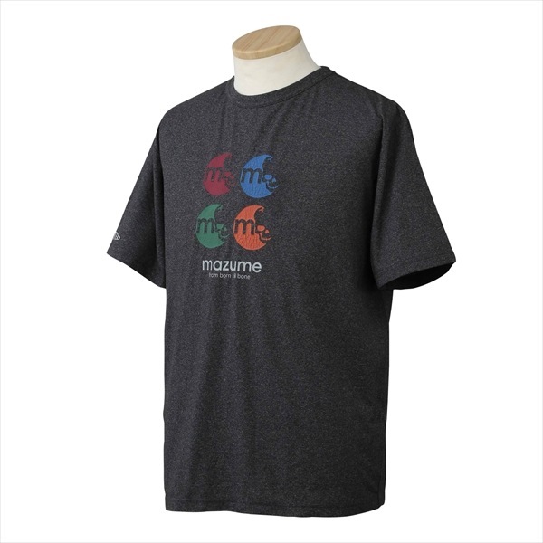 オレンジブルー ウェア MZAP-762mazume プライムフレックスTシャツ SIGNAL グレー LL　クラックプリント仕様