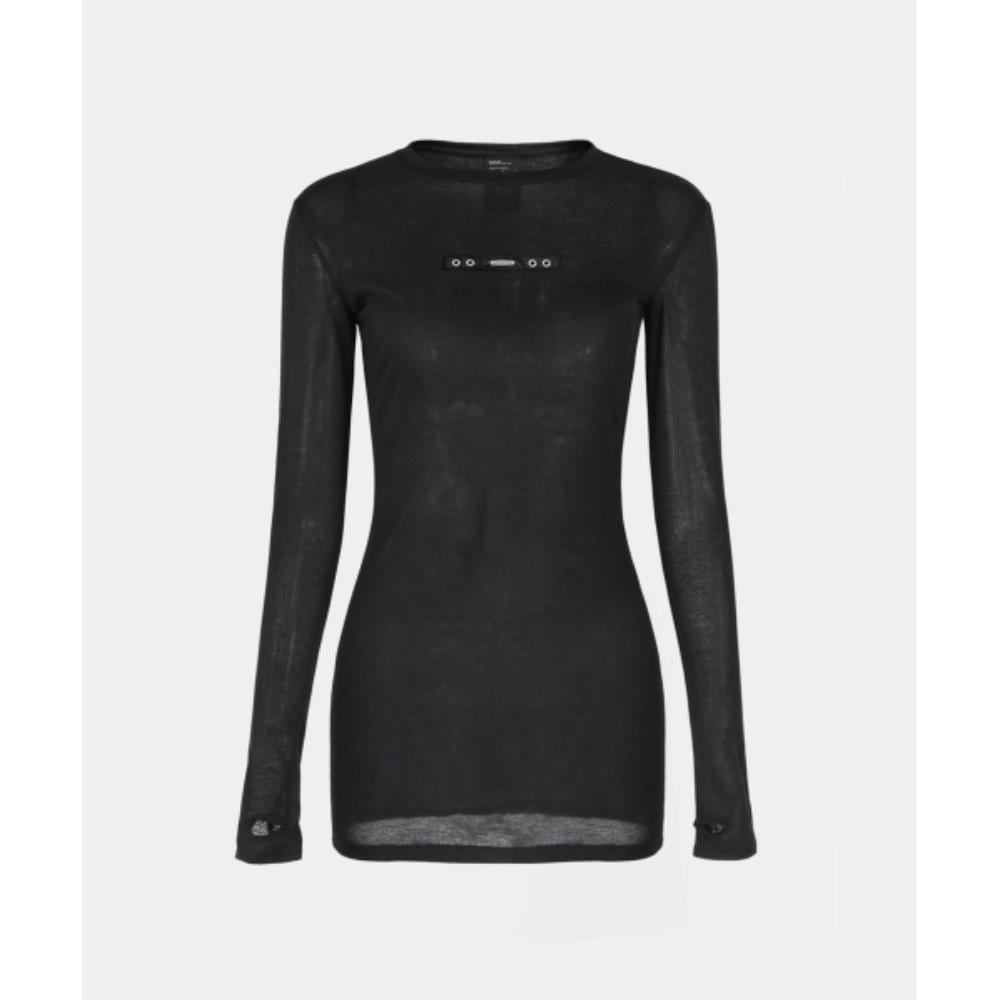 BADBLOOD nikki mini dress long sleeve black w-drs24-001