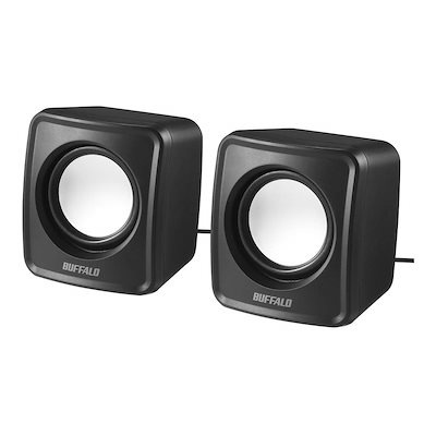 他サイト： バッファロー BUFFALO PC用スピーカー USB電源コンパクトサイズ ブラック BSSP105UBKの商品画像