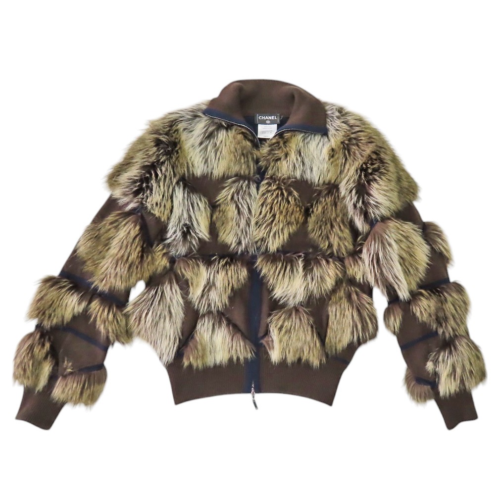 シャネル ブルゾン カシミヤ CHANEL 中古