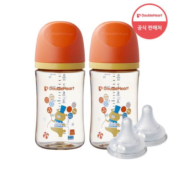 第3世代 240ml ディアフレンズ ツインパック(哺乳瓶2個/おしゃぶり)+おしゃぶり2個