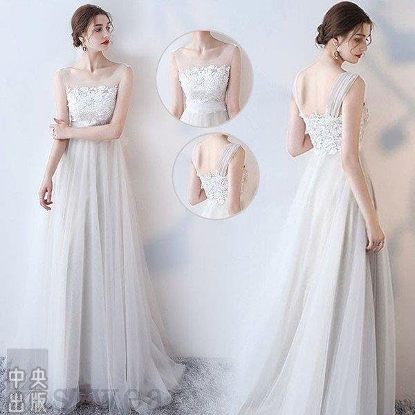 パーティードレス ウエディングドレス 二次会 花嫁 Aライン 白 ロングドレス チュール結婚式 演奏 ドレス