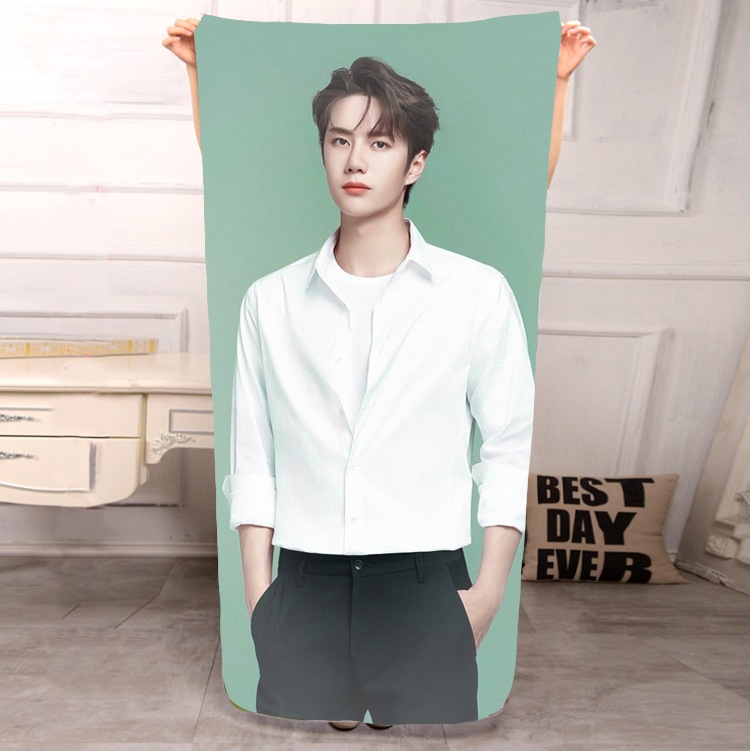 中国俳優グッズ　バスタオル　王一博　『陳情令』主役 幅50長100cm 3枚セット　仕様1-15