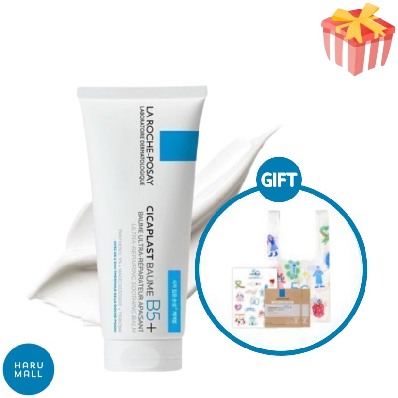 [正規品]大容量 LA ROCHEPOSAY シカプラスト リペアクリーム B5+ 100mL(+1.5ml×2個 + 限定エコバッグ + ステッカー) / 韓国コスメ 人気 オリーブヤング ニキビ