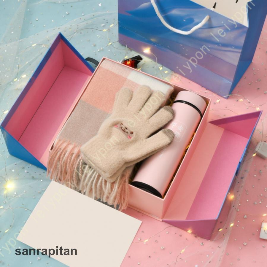 カシミヤ 秋 冬 春 柔らかく暖かい 肌に優しい 手袋 チェック柄 3セット セット販売 保温 防寒 レディース マフラー ストール ファッション クリスマスギフト