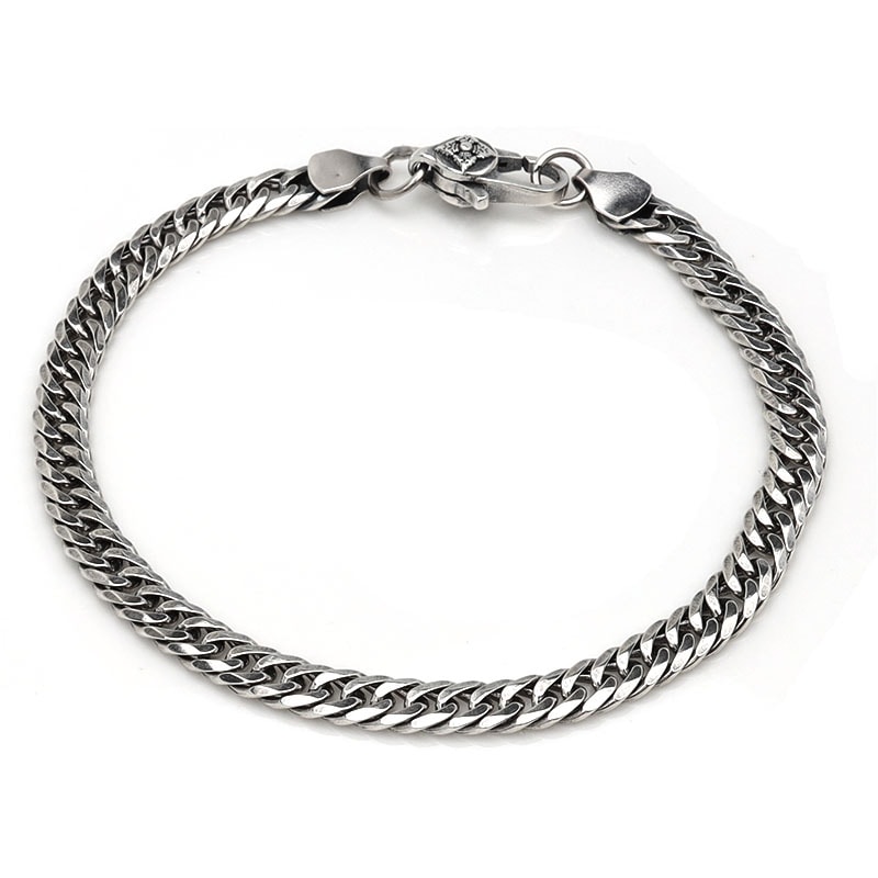 925 ロールチェーンブレスレット [bs194]