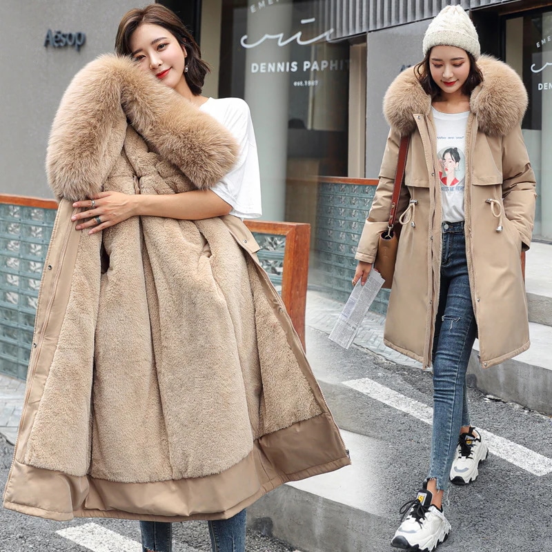 Hot!!!大人気 上品 中綿コート レディース ダウンコート 中綿ジャケットフェイク毛皮 アウター ロング フード付き 無地 カジュアル ゆったり おしゃれ 厚手 防風 防寒