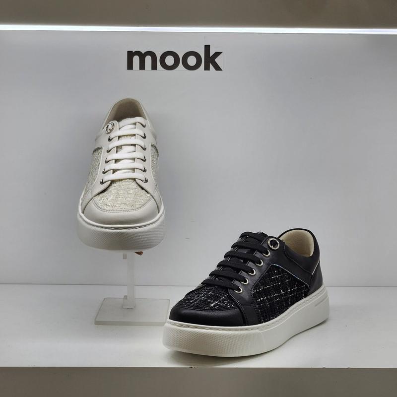 女性ストーンポイントツイードスニーカー 422354 UA UQ HGFZ2DD