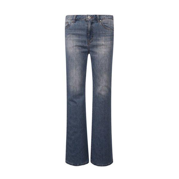 【女性用】ブーツカット Mトーン デニムパンツ (B252DP751P1) [P003779565]