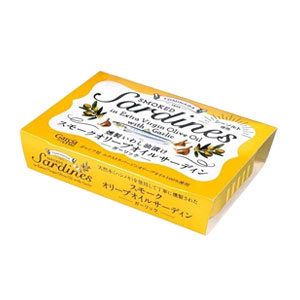 トミナガ スモーク オリーブオイル サーディン ガーリック 100g缶48個［賞味期限：4ヶ月以上］［送料無料］