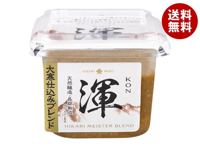 ひかり味噌 大寒仕込み味噌 渾 400g×8個入×(2ケース)