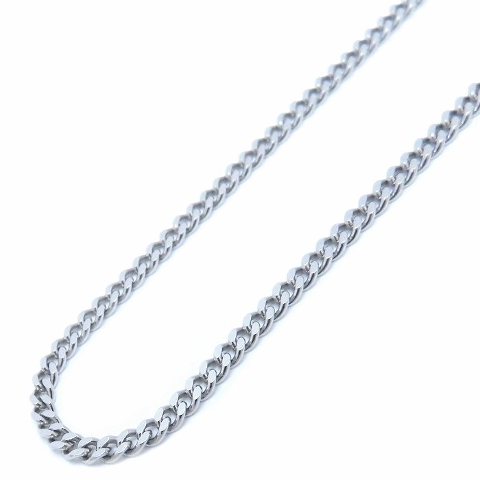 喜平ネックレス Pt850プラチナ 2面 シングル 50cm 10.1g/76256【中古】