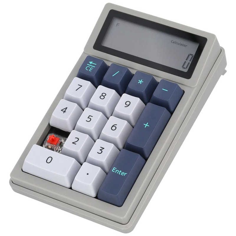 DENTEN　電卓テンキー 赤軸　D1003