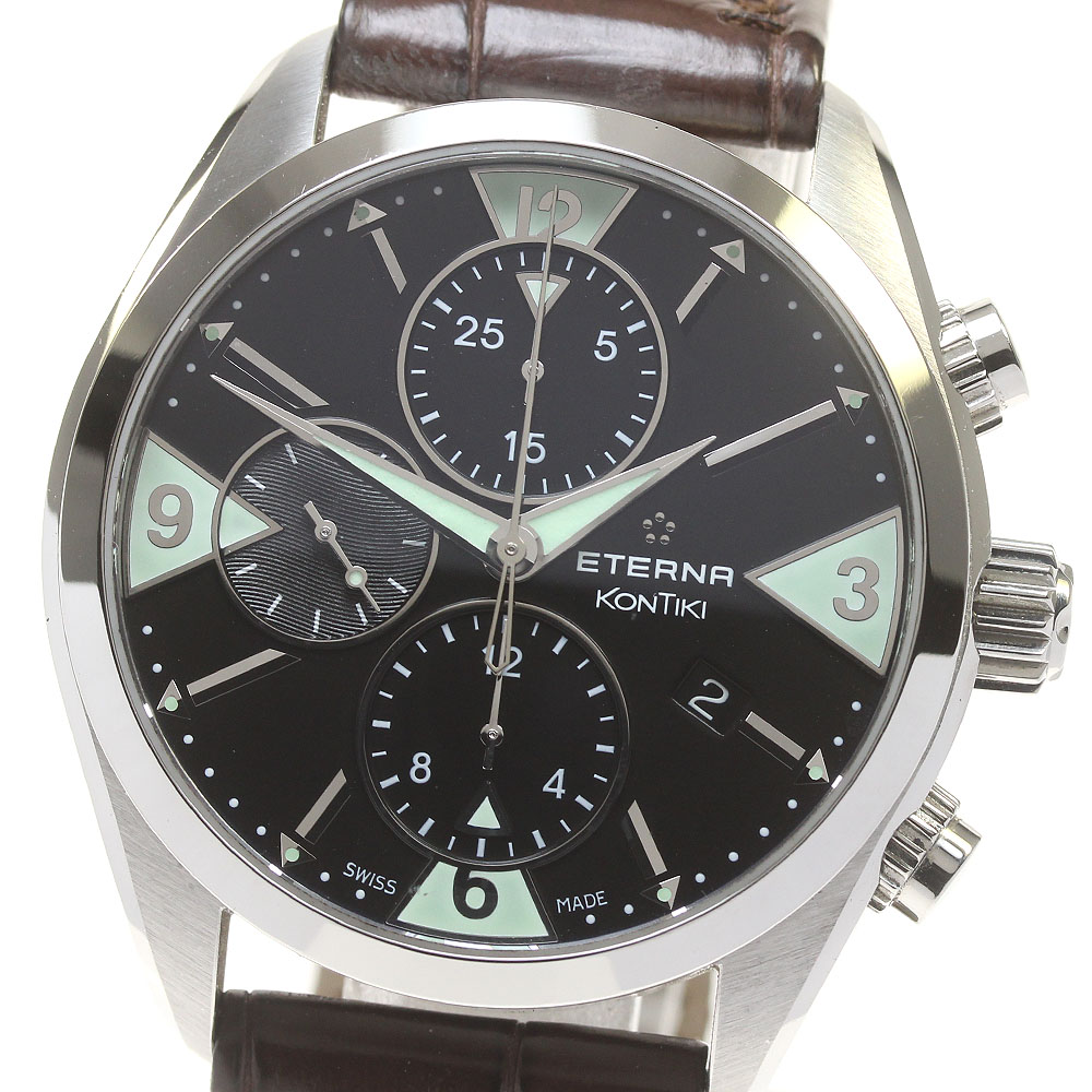 エテルナ Eterna 1240.41 コンチキ クロノグラフ 自動巻き メンズ _826128【中古】