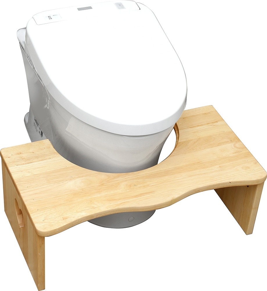 踏み台 トイレ用 木製 トイレトレーニング 角が丸くて安心 完成品 折りたたみ式 耐荷重80kg