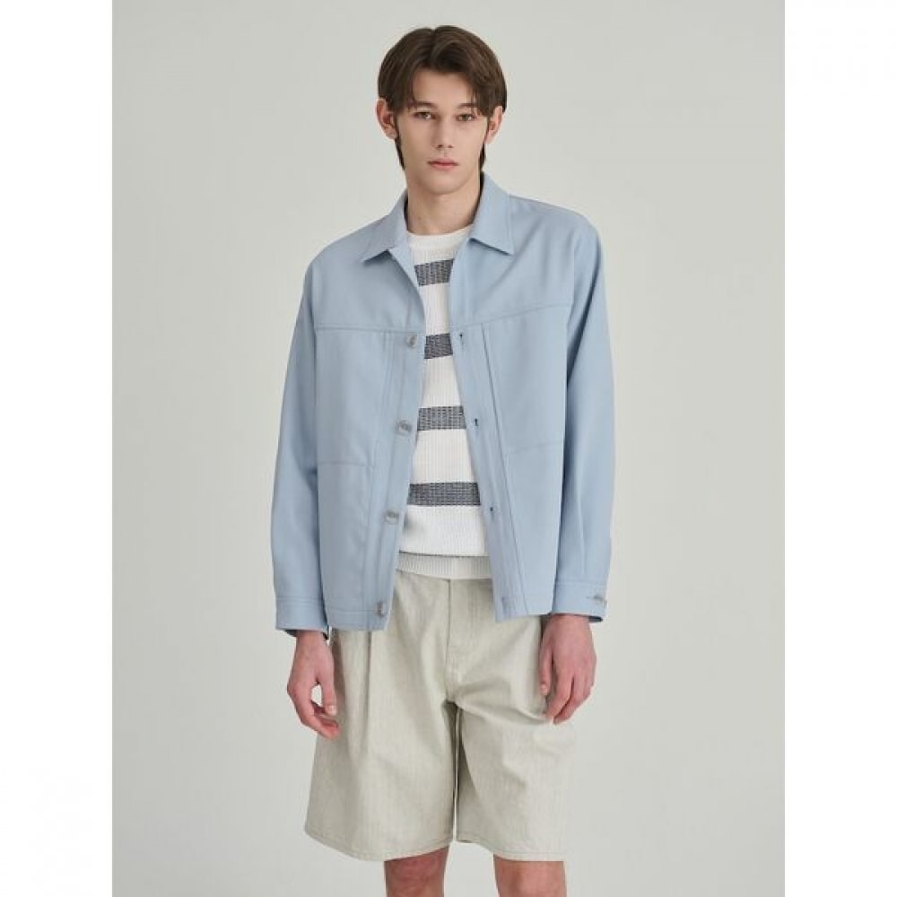 [ロガディス] ポリツイルツイルジャケットスカイブルー（RY5239C03Q）