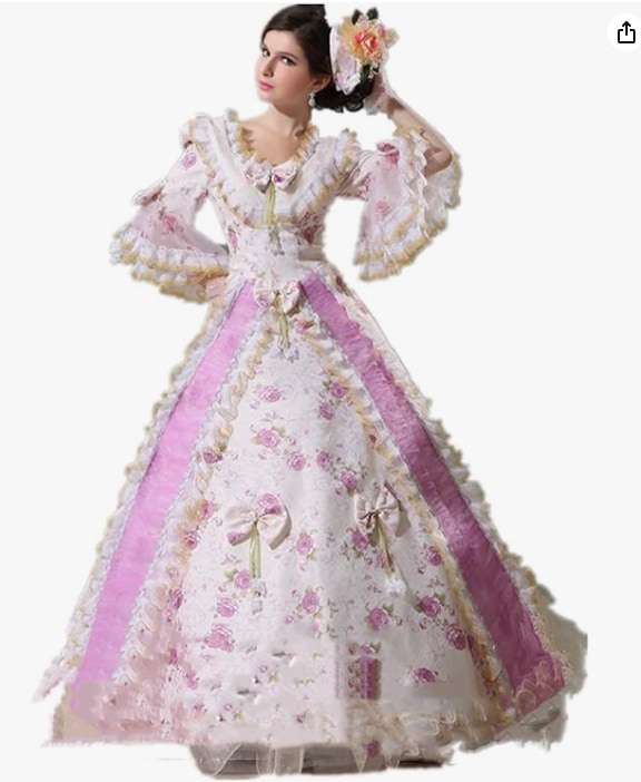 美品！パーティードレス 薄紫 ポリエステル フレアスカート プリンセスライン エレガント 可愛い クラシカル シアーな美しさ 17,980円
