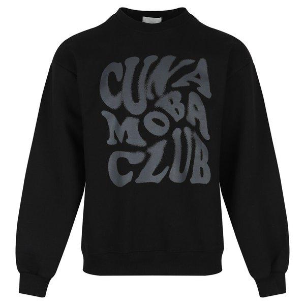 メンズウィンターセミオーバーフィット起毛レタリング 맨투맨 RB-TSK-Q061-ブラック 4,791円