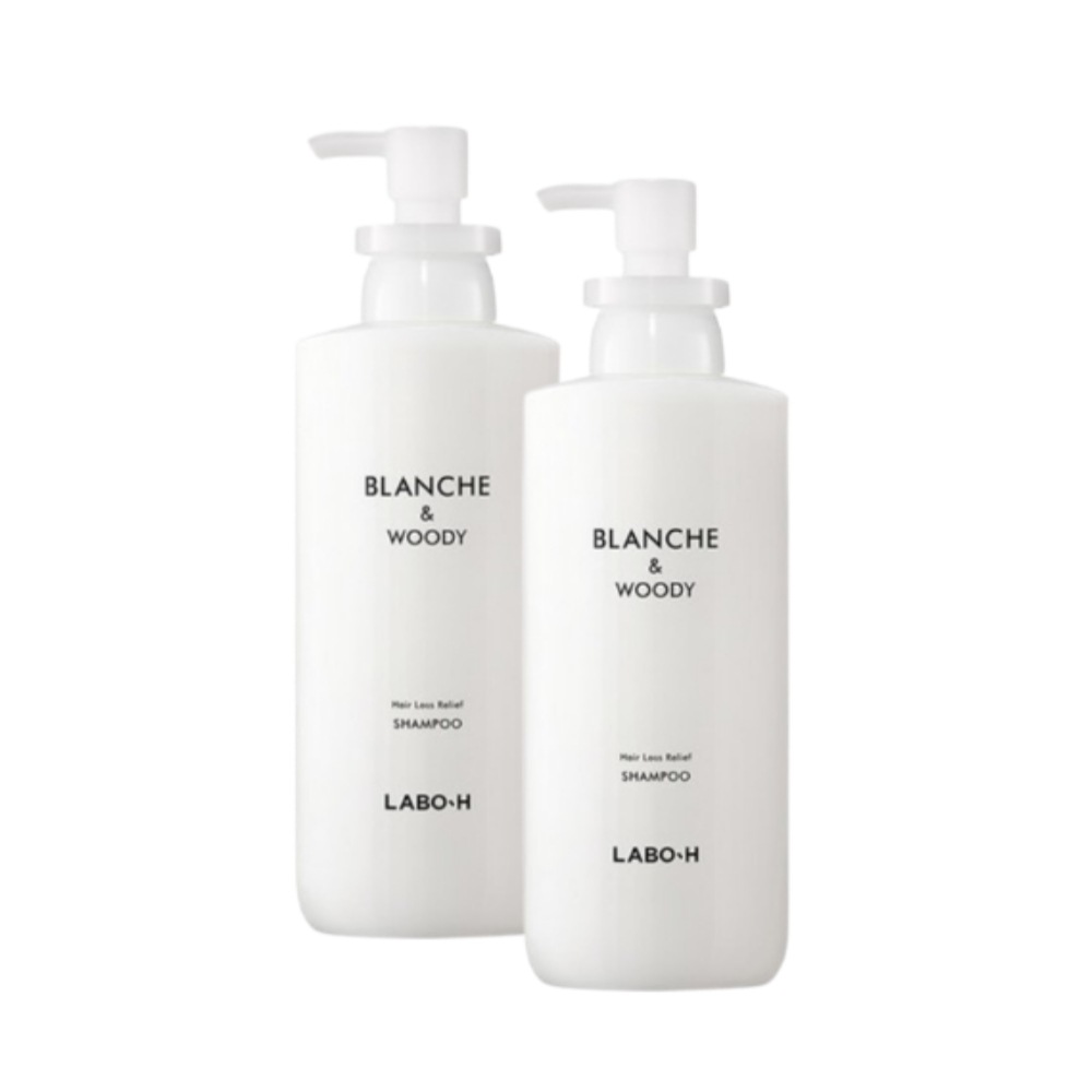 脱毛症状の緩和 頭皮強化 シャンプー ブランシュアンドウッディ400ml 2個