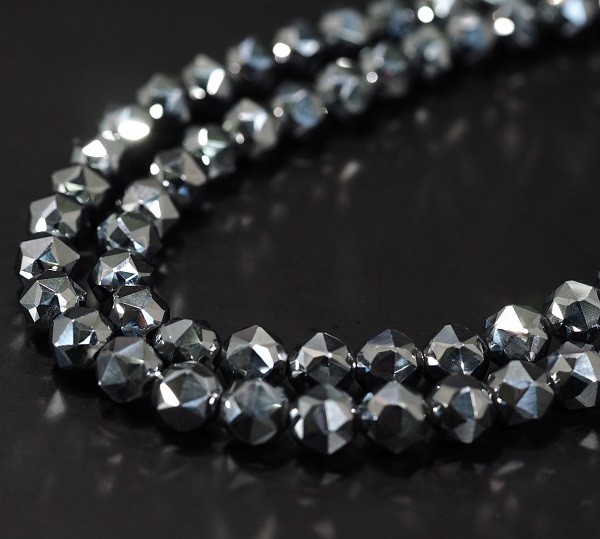 テラヘルツ加工　革ネックレス　白45cm、黒もあります！ テラヘルツ加工 革ネックレス 白45cm、黒もあります！ テラヘルツ鉱石