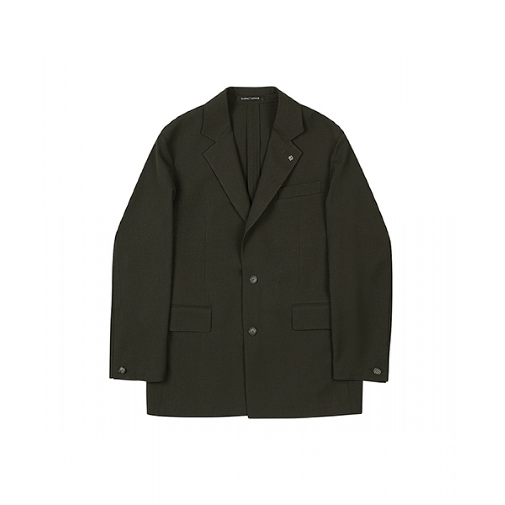 ガーネットホームGBS14208 カーキシングルノッチコンフォートフィットジャケット