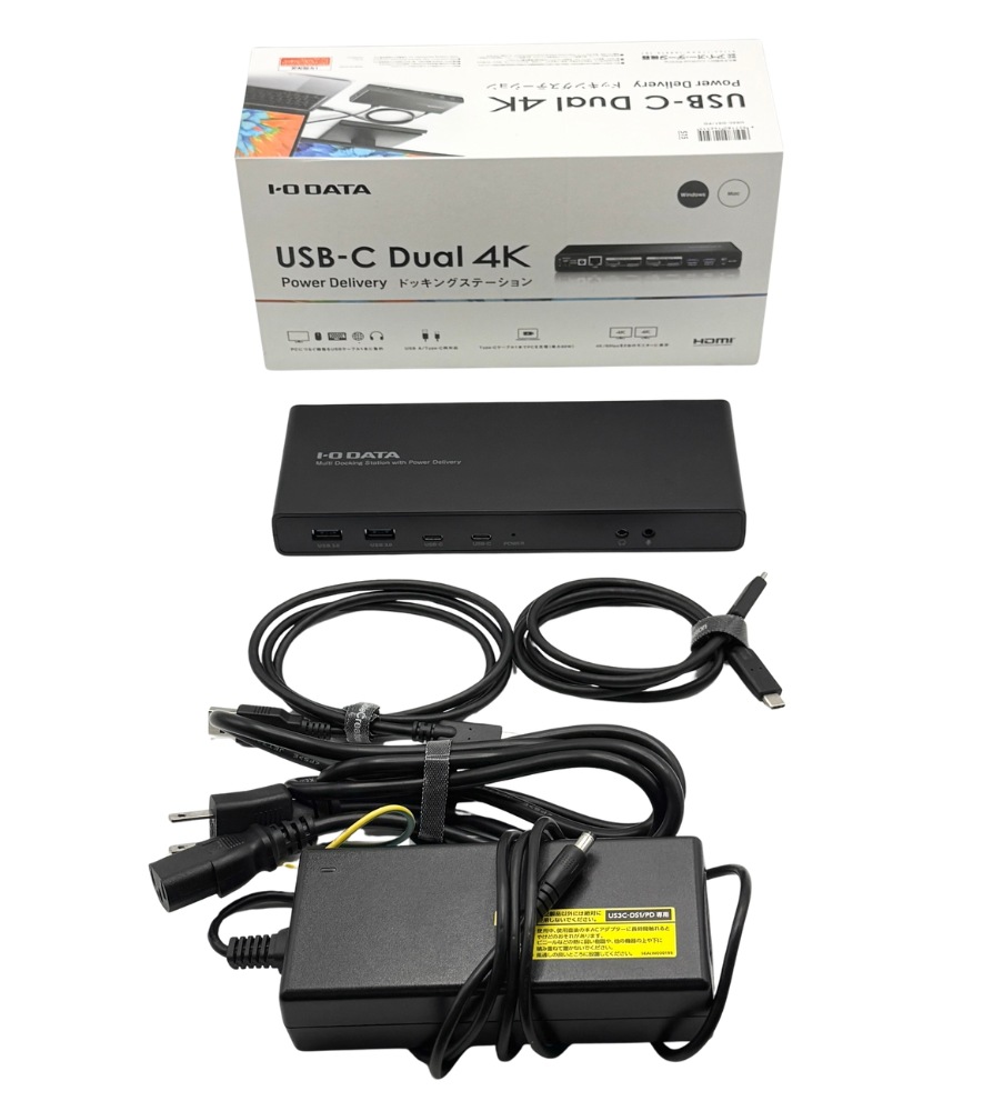 中古 アイ・オー・データ USB Power Delivery対応 ドッキングステーション 日本メーカー US3C-DS1/PD