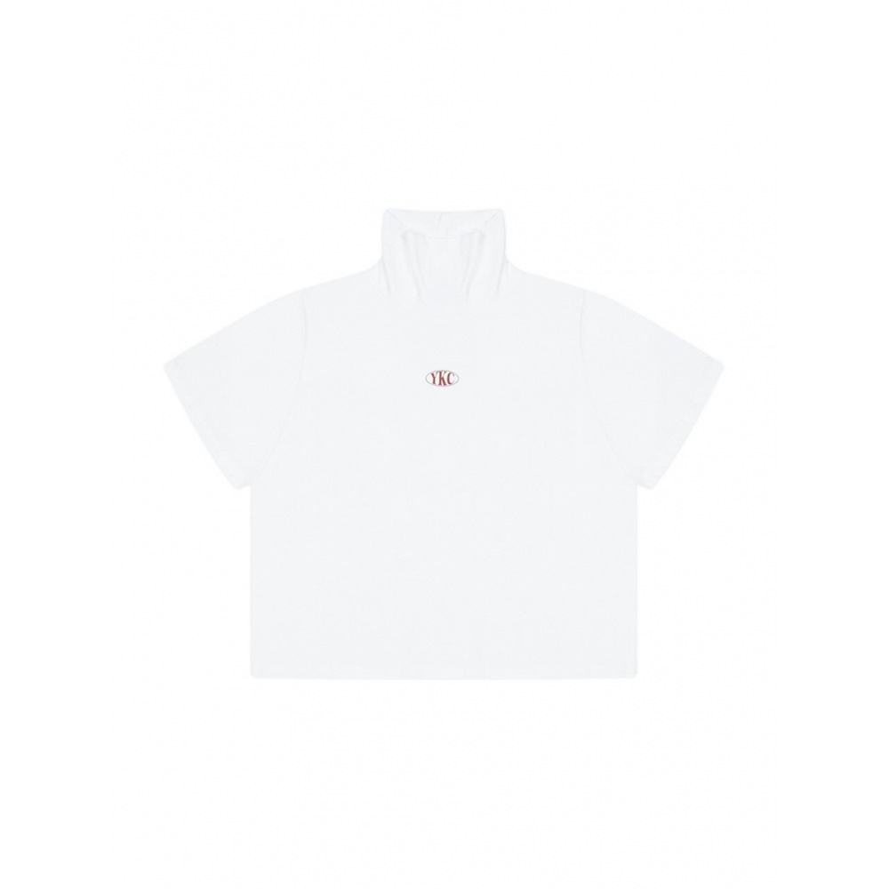 youthkrew YK オーバルハーフネックトップホワイト