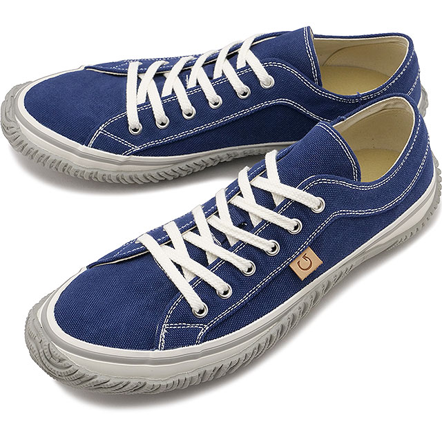 スピングル スニーカー [SP141-80] SP-141 メンズ・レディース 日本製 ウォッシュキャンバス Navy/White ネイビー/ホワイト 正規取扱店 12,705円