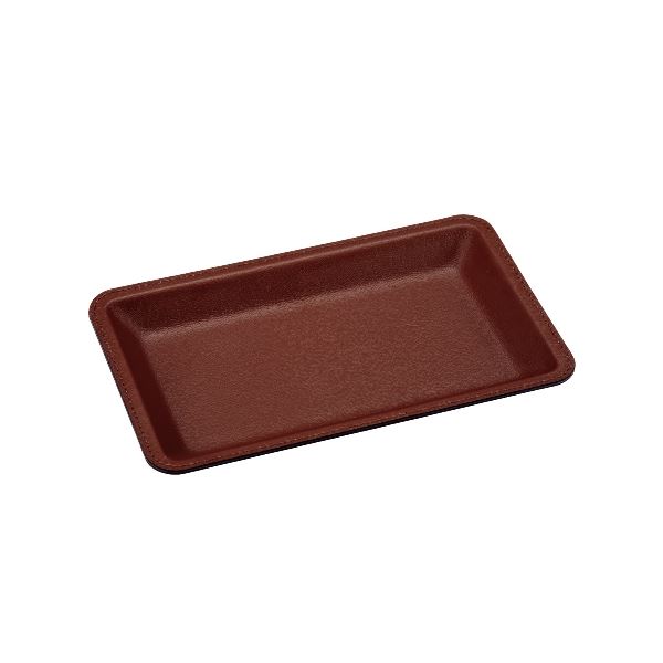 (まとめ）オープン工業 レザー調カルトン 茶 KN-52(×5セット) 7,980円
