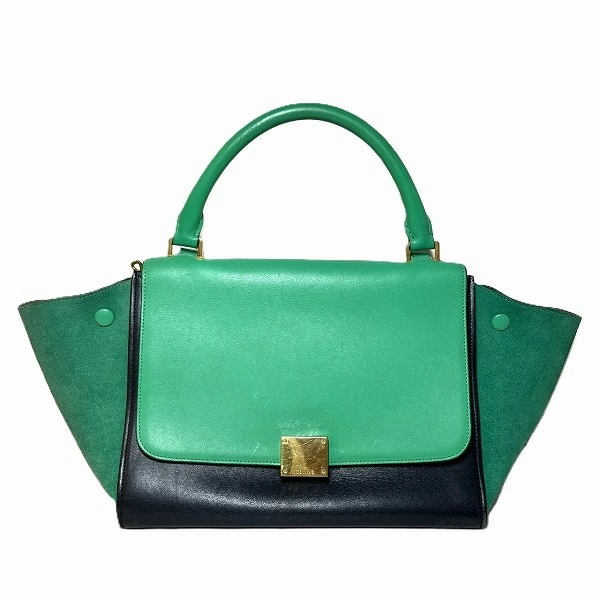 セリーヌ トラペーズ 2WAY バッグ ハンドバッグ ショルダーバッグ レディース 【中古】