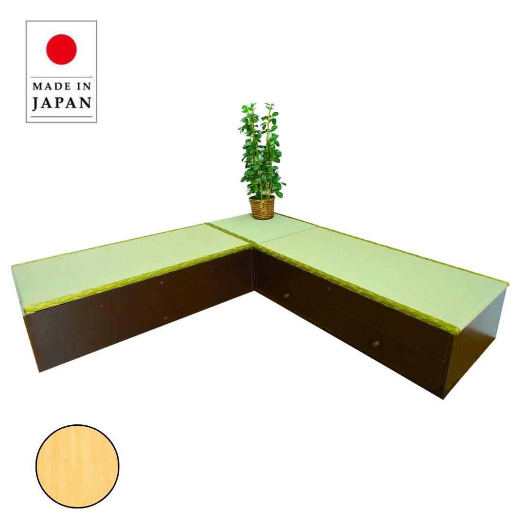 高床式収納ユニット畳 2.5畳セット 高さ31cm 45cm 小上がり 畳 収納 ユニット畳 ベンチ ユニット畳 くつろぎ リビング収納 ベンチ ベッド 拡張 たたみ 和 腰F-31*1+32*2