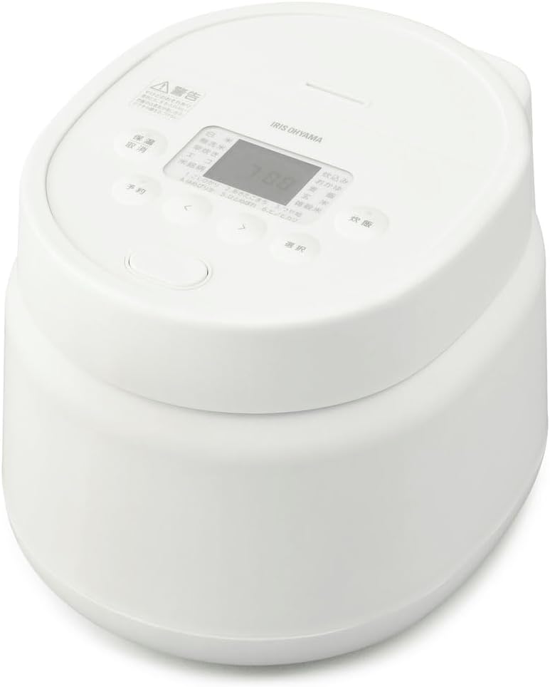 アイリスオーヤマ 炊飯器 5.5合 マイコン式 蒸気筒レスでお手入れ簡単(2点のみ) 50銘柄炊き分け エコモード RC-MSA50-W ホワイト