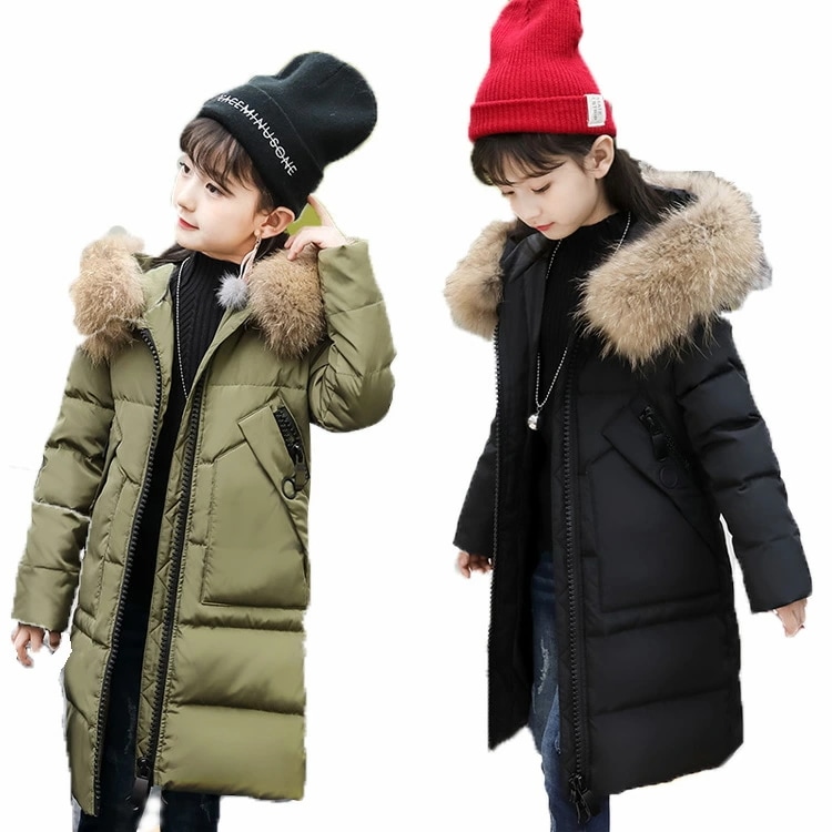 キッズ ダウンコート【防寒抜群】ダウンコート　子供　 キッズ　【子供服　冬用 アウター　女の子】ロングダウンコート ジュニア　冬用　ダウンジャケット　カジュアル　防寒/秋冬/通園/通学/選べる5色