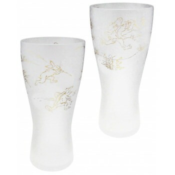 ザ/プレミアムニッポンテイスト　プレミアム鳥獣戯画　ビアグラスM　ペアセット　S-6215