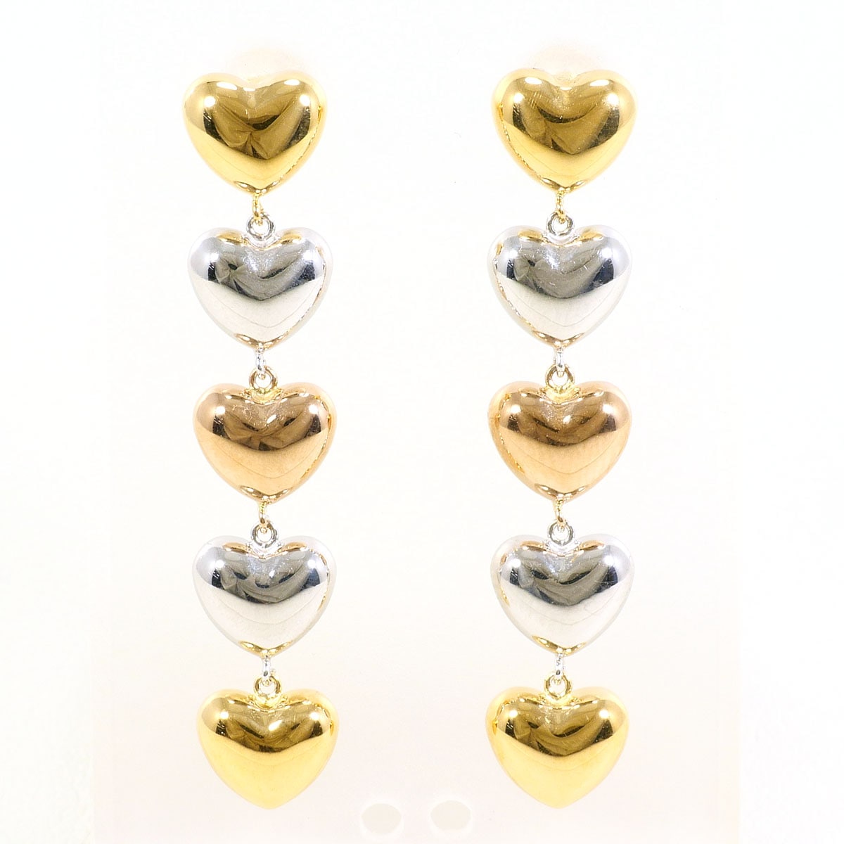 K18 18金 YG イエローゴールド ピアス 総重量約2.5g 中古
