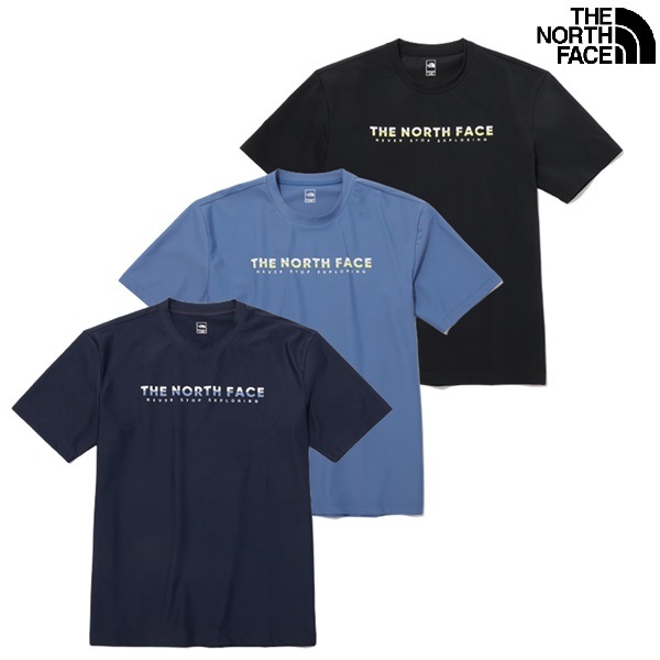 OCEAN WAVE S/S R/TEE 3色 新商品 ノースフェイスTシャツ ラッシュガード 韓国ファッション 韓国人気 男女共用 日常服 ストリートファッション 夏ファッション 学生ファッション