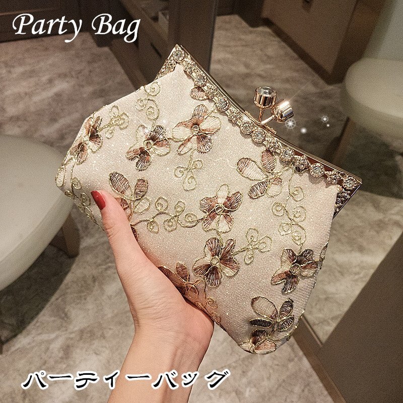 人気SALE クラッチバッグ パーティーバッグ 結婚式 花嫁 パーティバッグ フォーマルバッグ お呼ばれ 大きめ5133