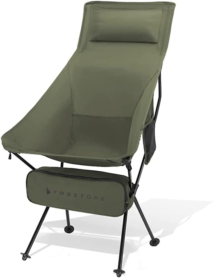 アウトドア チェア キャンプ 椅子 イス 折りたたみ ハイキング コンパクト 超軽量 登山 ハイバック(トープ（ハイバック）)