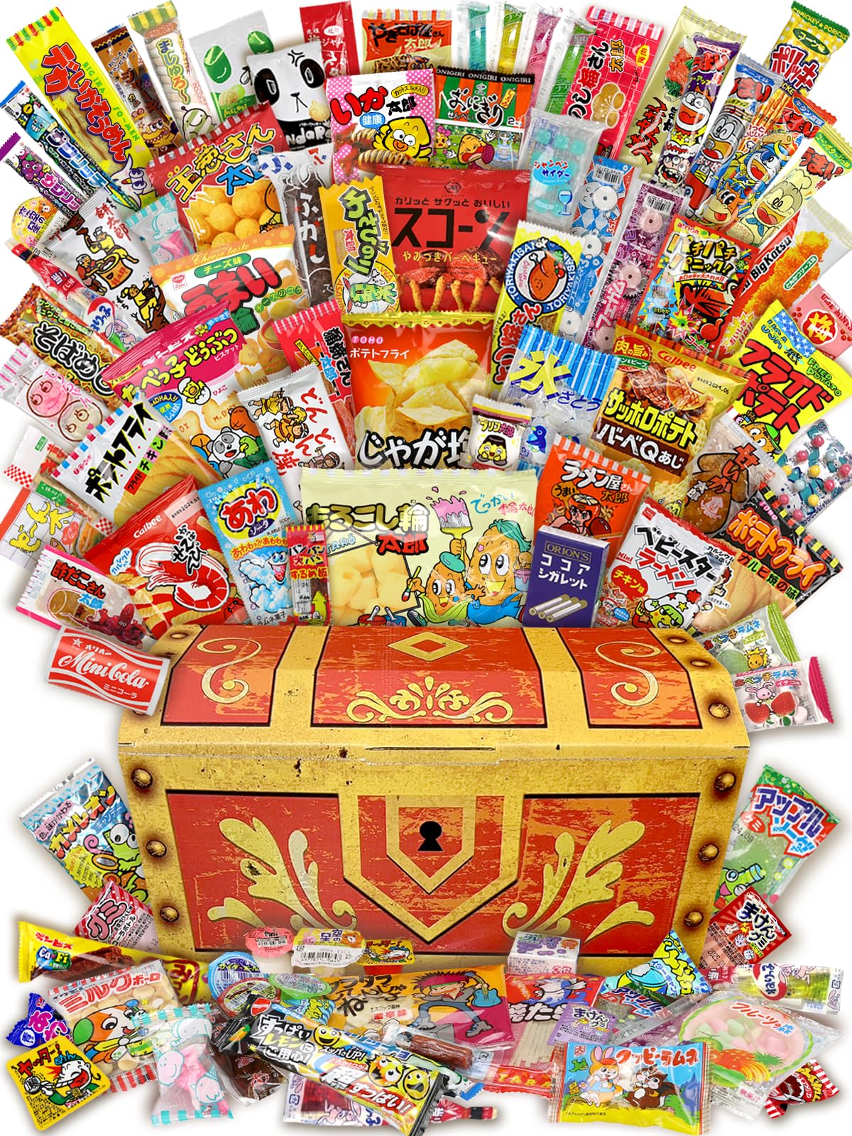 お菓子 駄菓子 詰め合わせ 最強88種 約1.2kg ギチギチパンパン破裂寸前！ モノゴコロの宝箱 駄菓子セット 子供が喜ぶプレゼント 大量の御菓子詰め合わせ